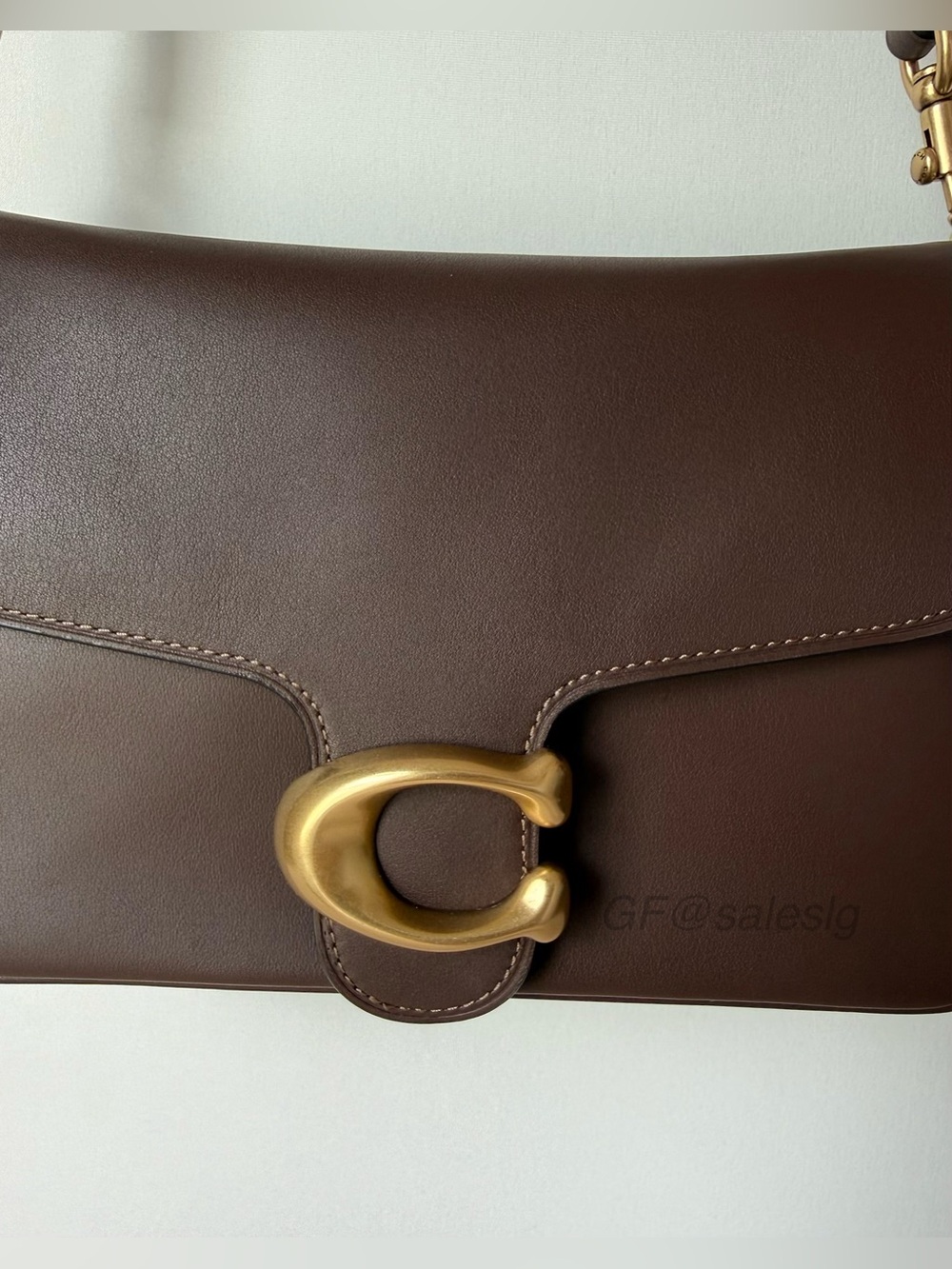 Coach Soft Tabby Shoulder & Crossbody Bag GENUINE LEATHER Gold/Maple CAM98 NWT - Picture 3 of 14